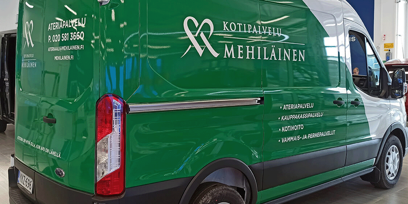 Mehiläisen kotipalveluiden uusi autokanta omiin väreihin